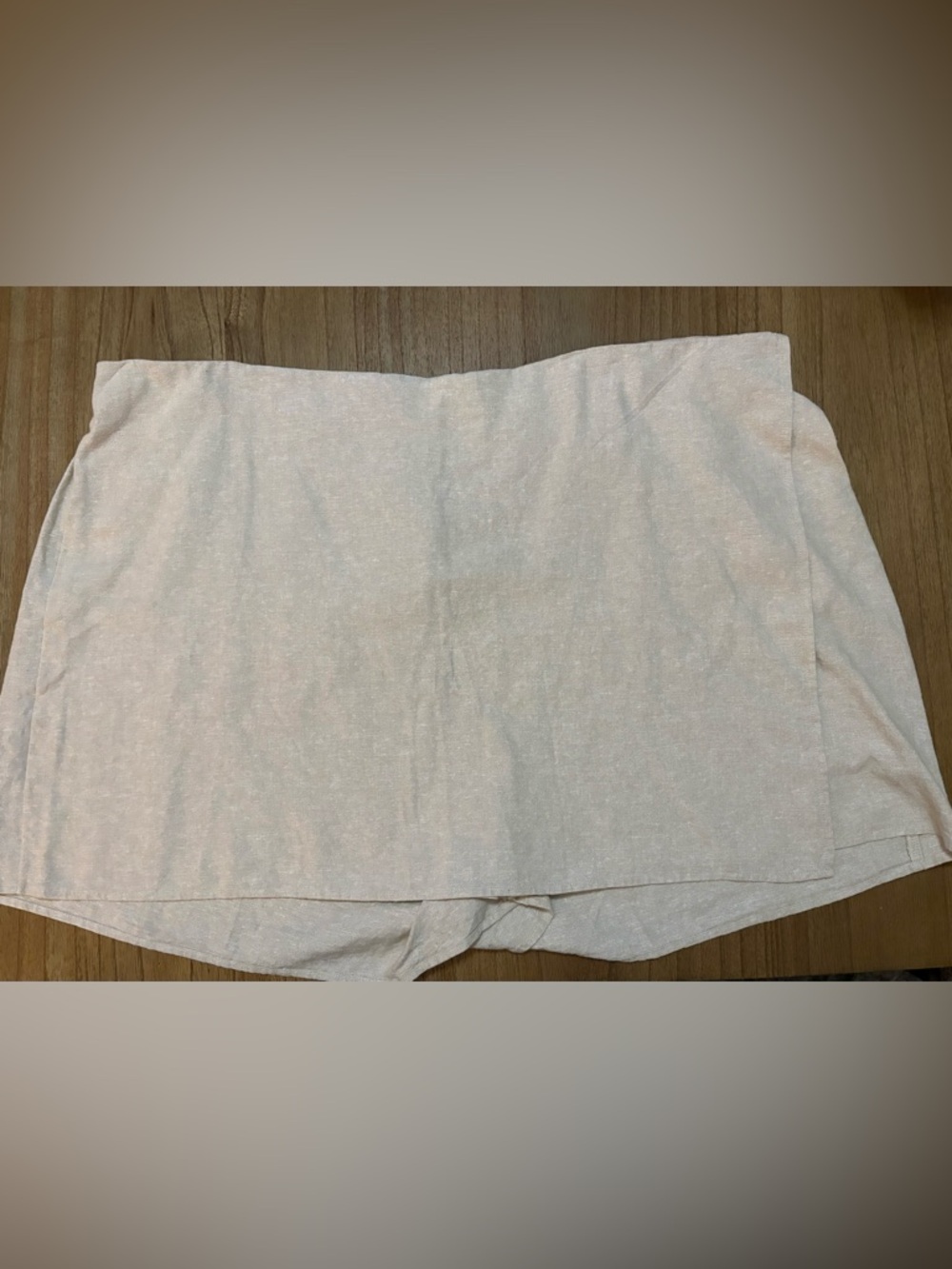 🆕 OLD NAVY 3X ✨ LINEN blend plus size Women’s Light Cream Casual Skort Shorts